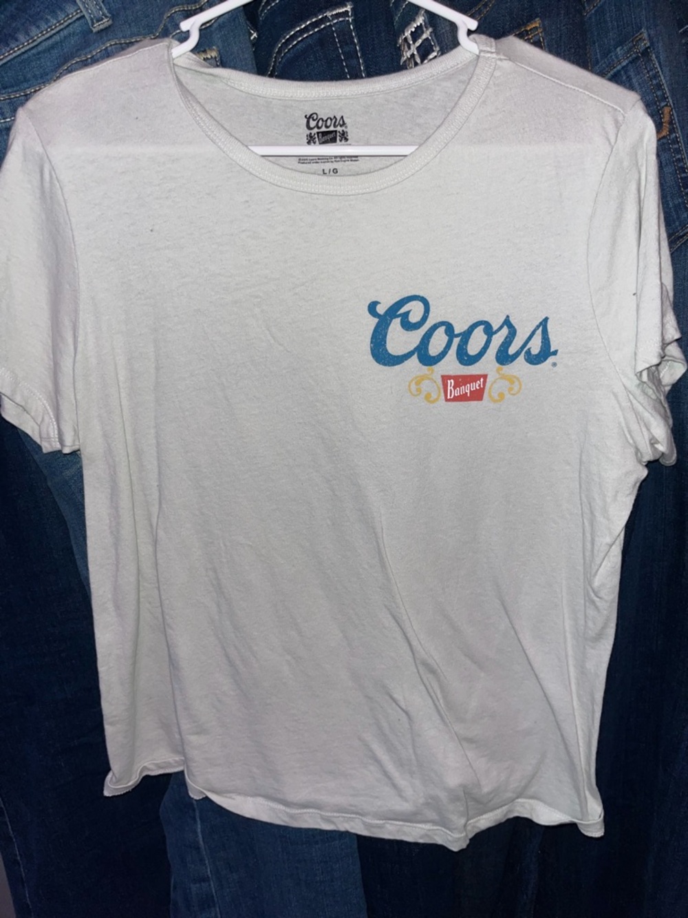 Coors White Short Sleeve Tee